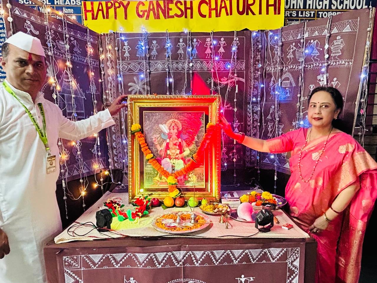 STJ BAPPA welcomed n there with us. Pooja done